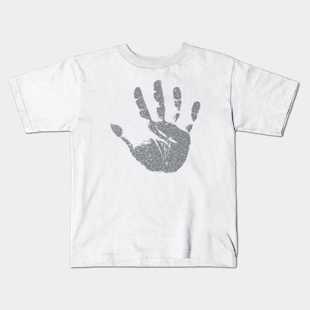 Abstract Hand Palm Print Design